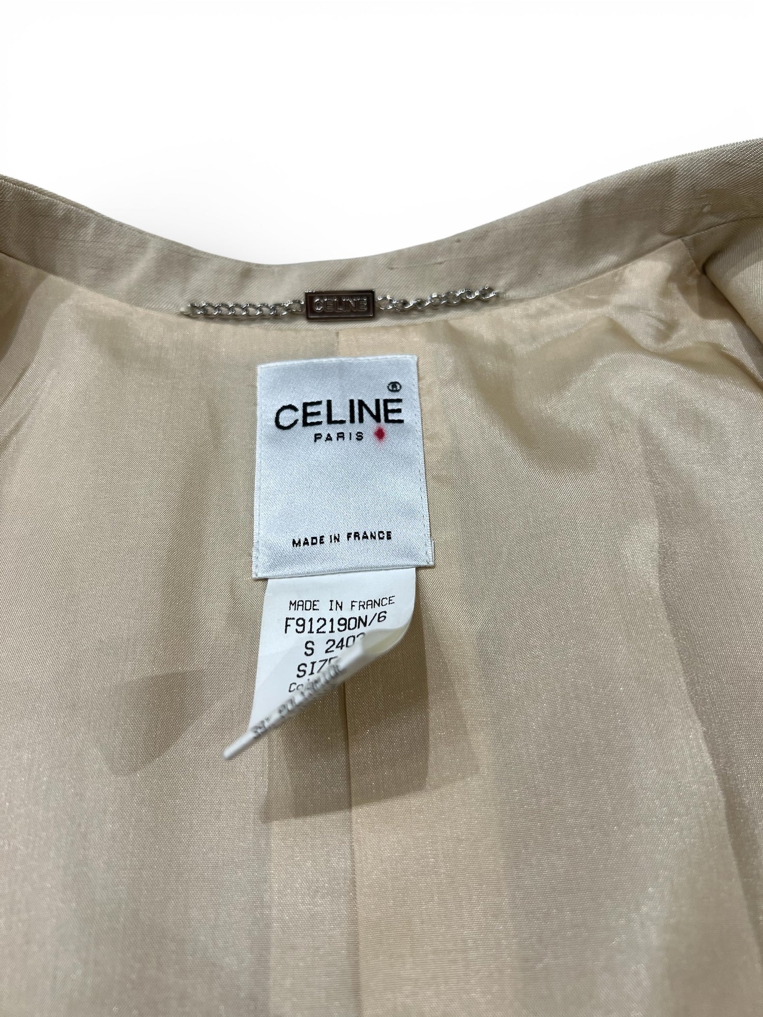 Céline - Tailleur Beige T42 | Les Folies d’Eugénie