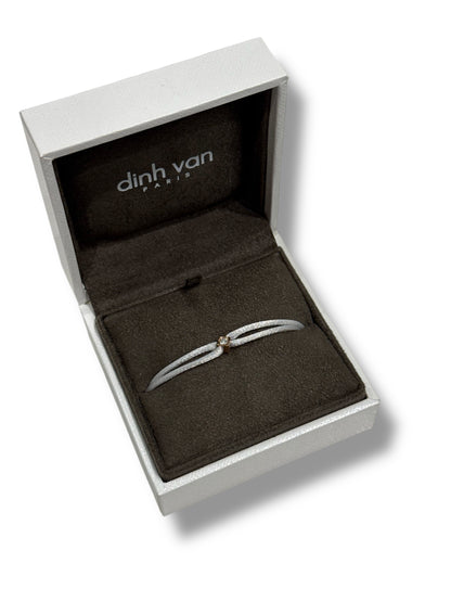 Dinh van - Bracelet Le Cube or rose et diamants