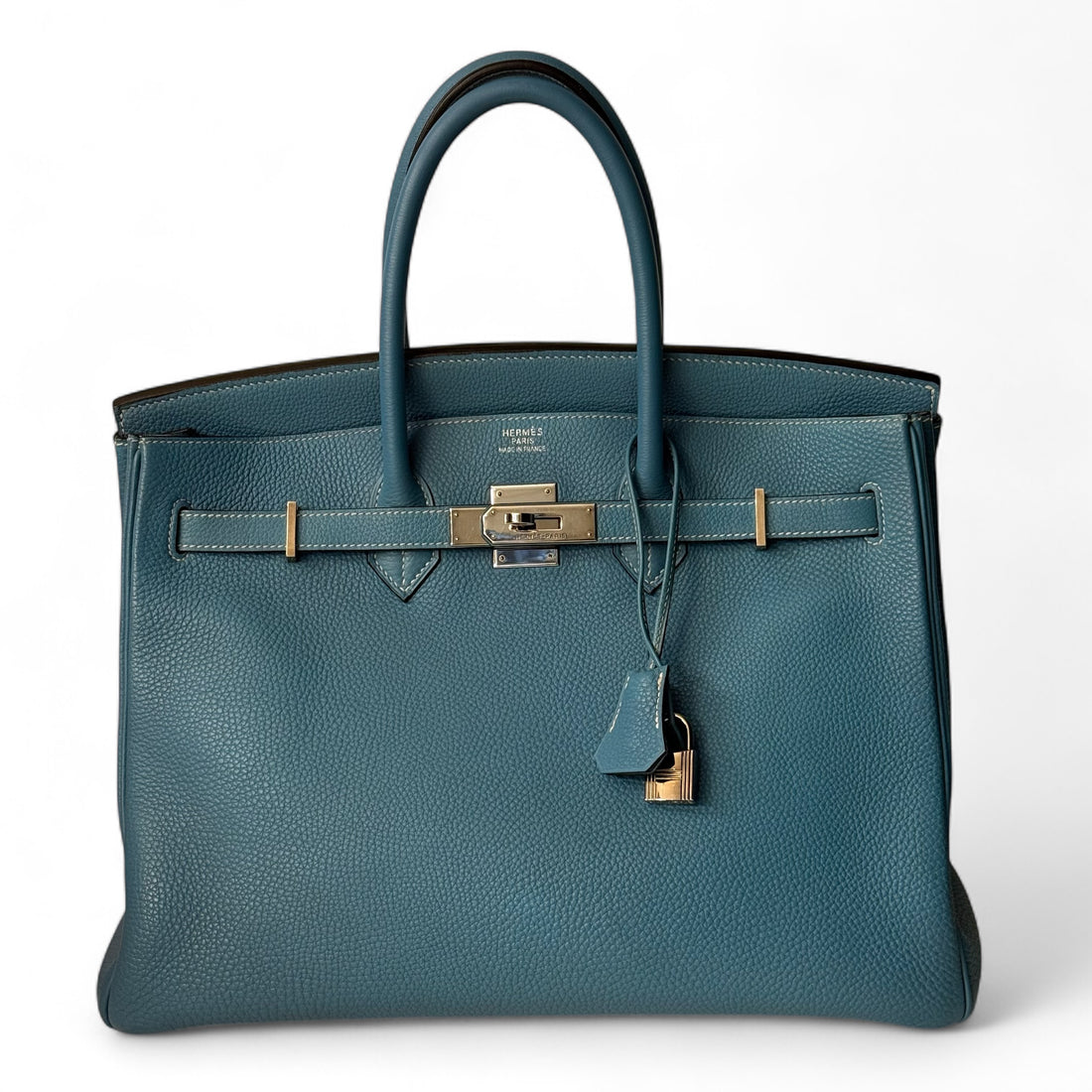 Hermès - Sac Birkin 35 Bleu Jean