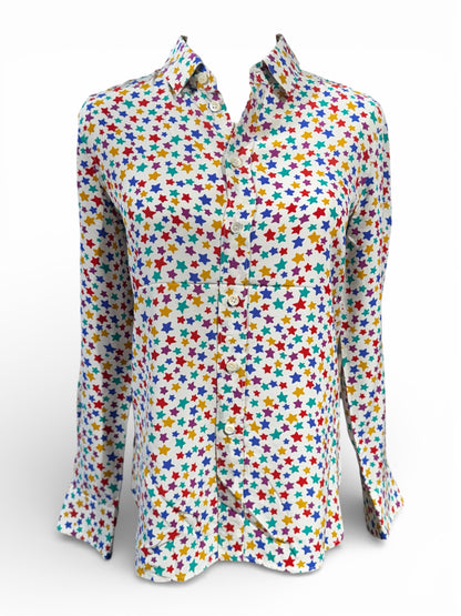 Saint Laurent - Chemise à Étoiles T38 | Les Folies d’Eugénie