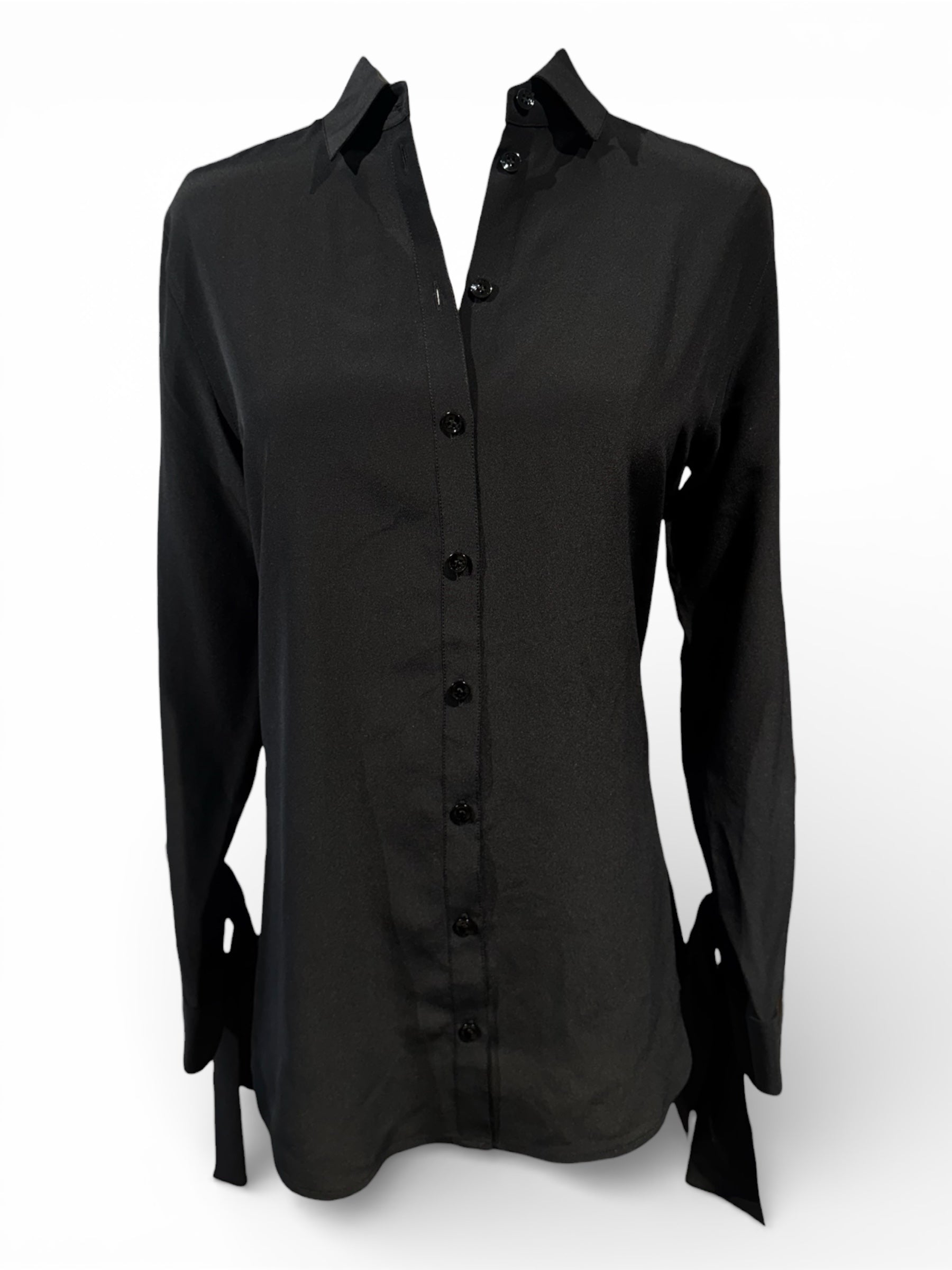Saint Laurent - Chemise Noir T38 | Les Folies d’Eugénie