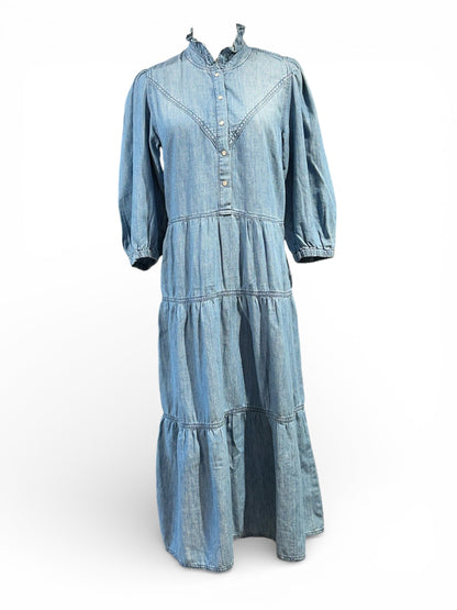 Ba&amp;Sh - Robe en Denim T1 | Les Folies d’Eugénie