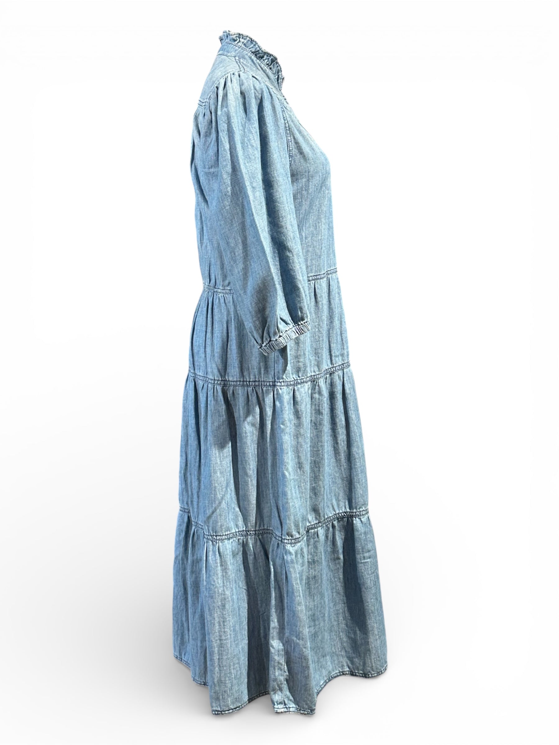 Ba&amp;Sh - Robe en Denim T1 | Les Folies d’Eugénie