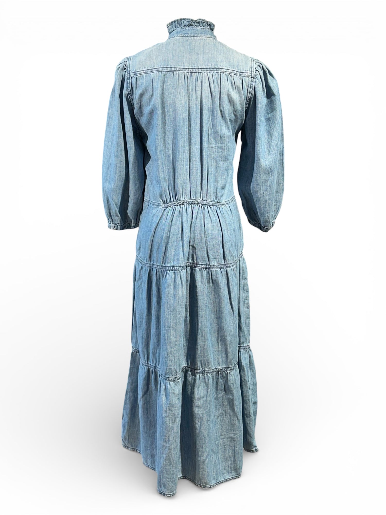 Ba&amp;Sh - Robe en Denim T1 | Les Folies d’Eugénie