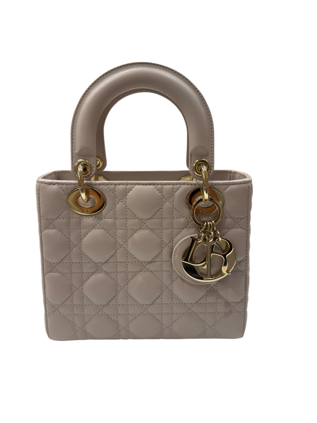 Christian Dior - Sac Lady Dior Small MY ABC beige