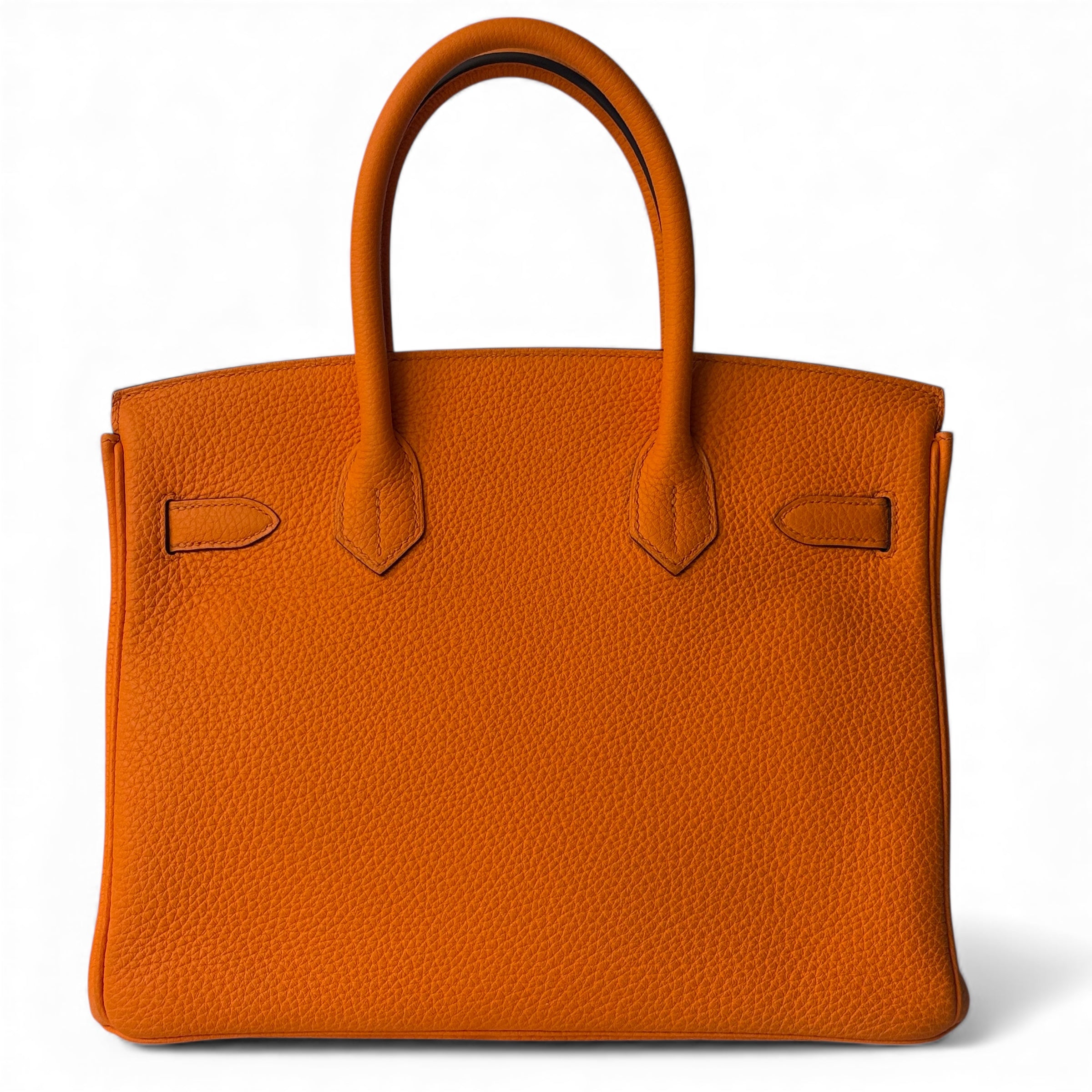Hermès - Sac Birkin 30 Orange Minium