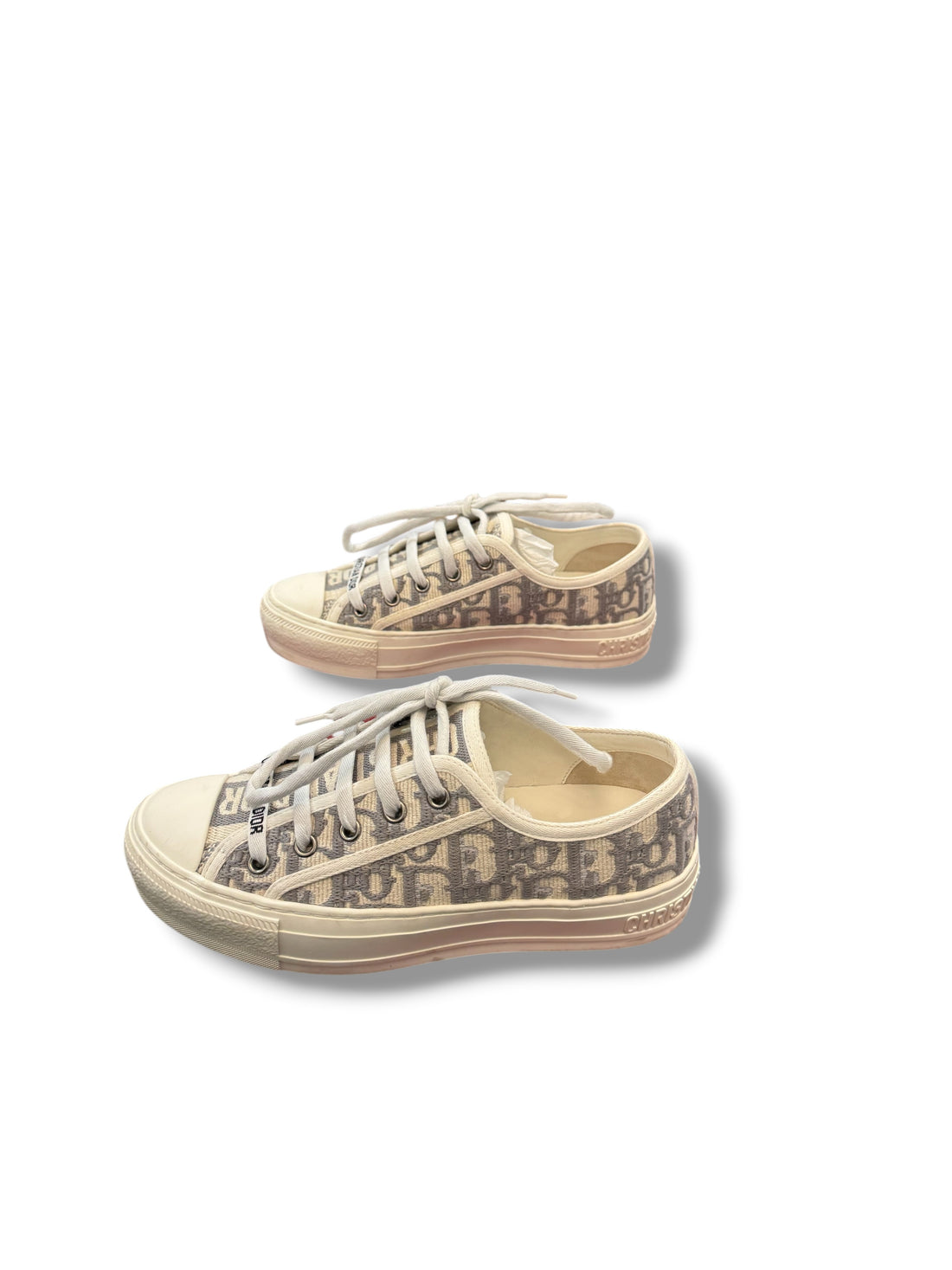 Dior - Sneakers Walk’n’Dior oblique gris T35,5