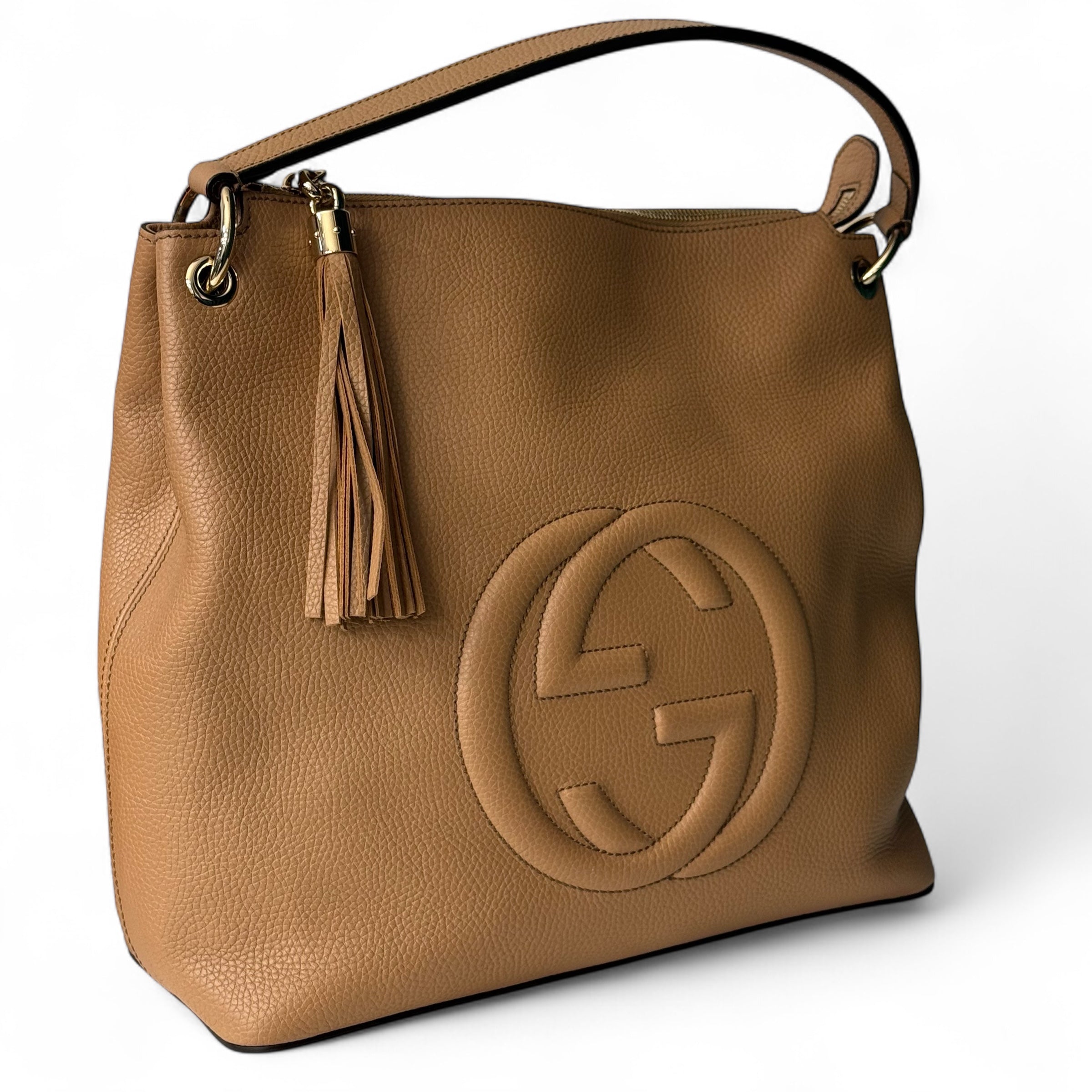 Gucci - Sac à main beige