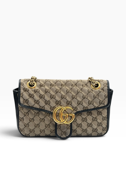 Gucci - Sac Marmont toile GG et cuir