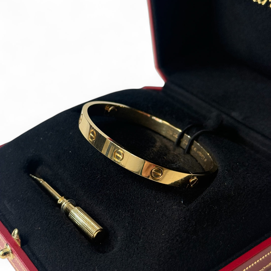Cartier - Bracelet Love or jaune T.18