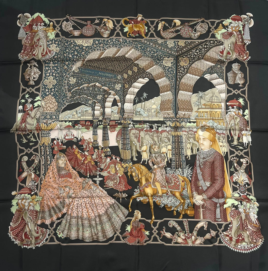 Hermès - Carré 90 "Art des Steppes"