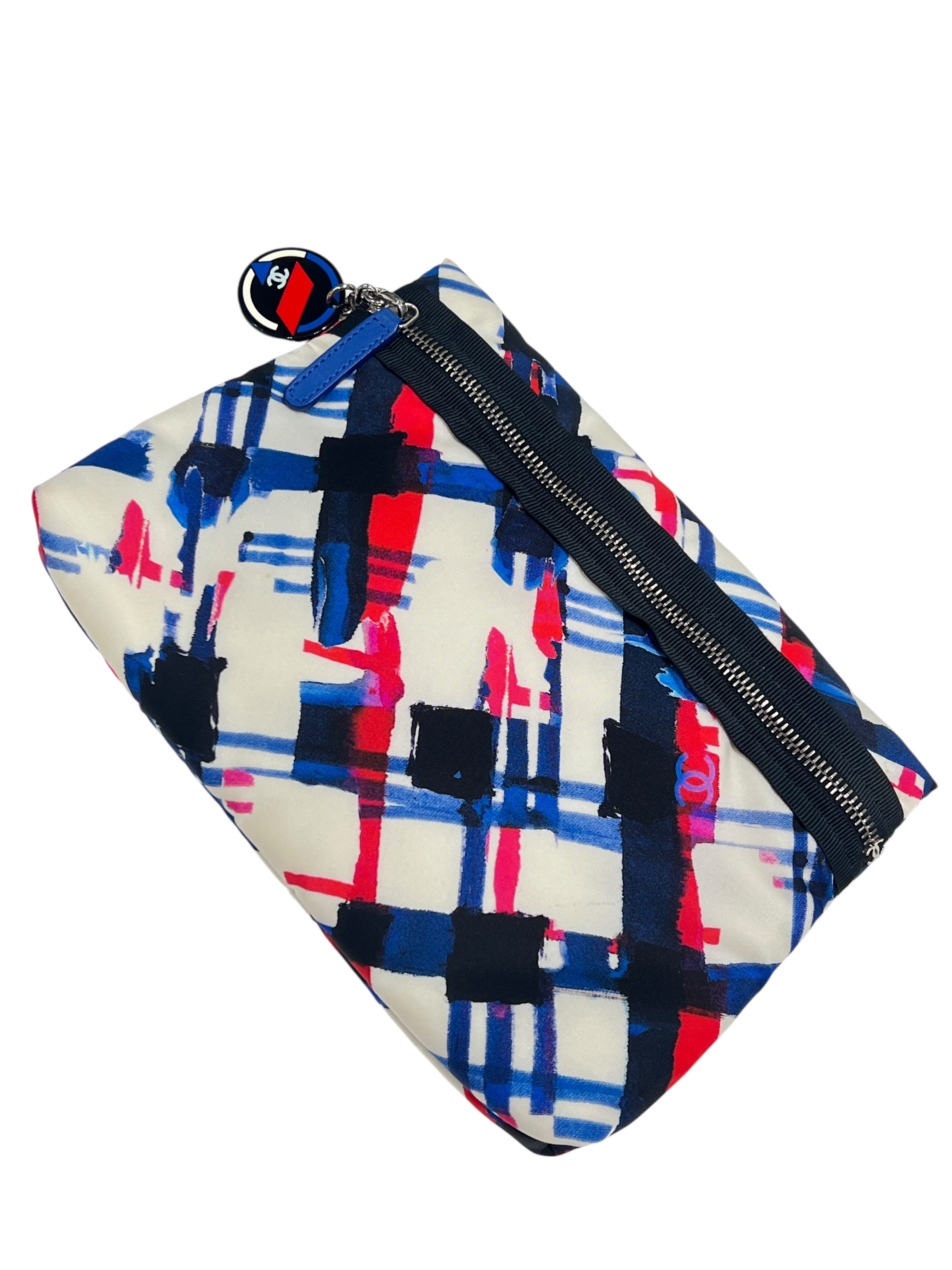 Chanel - pochette nylon multicolore