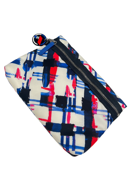 Chanel - pochette nylon multicolore