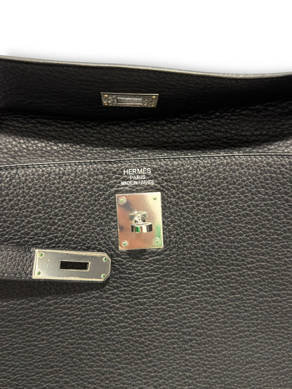 Sac Hermès Kelly 32 Togo Retourné Noir | Les Folies d’Eugénie