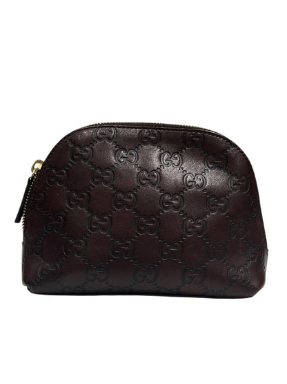 Gucci - pochette cuir brun