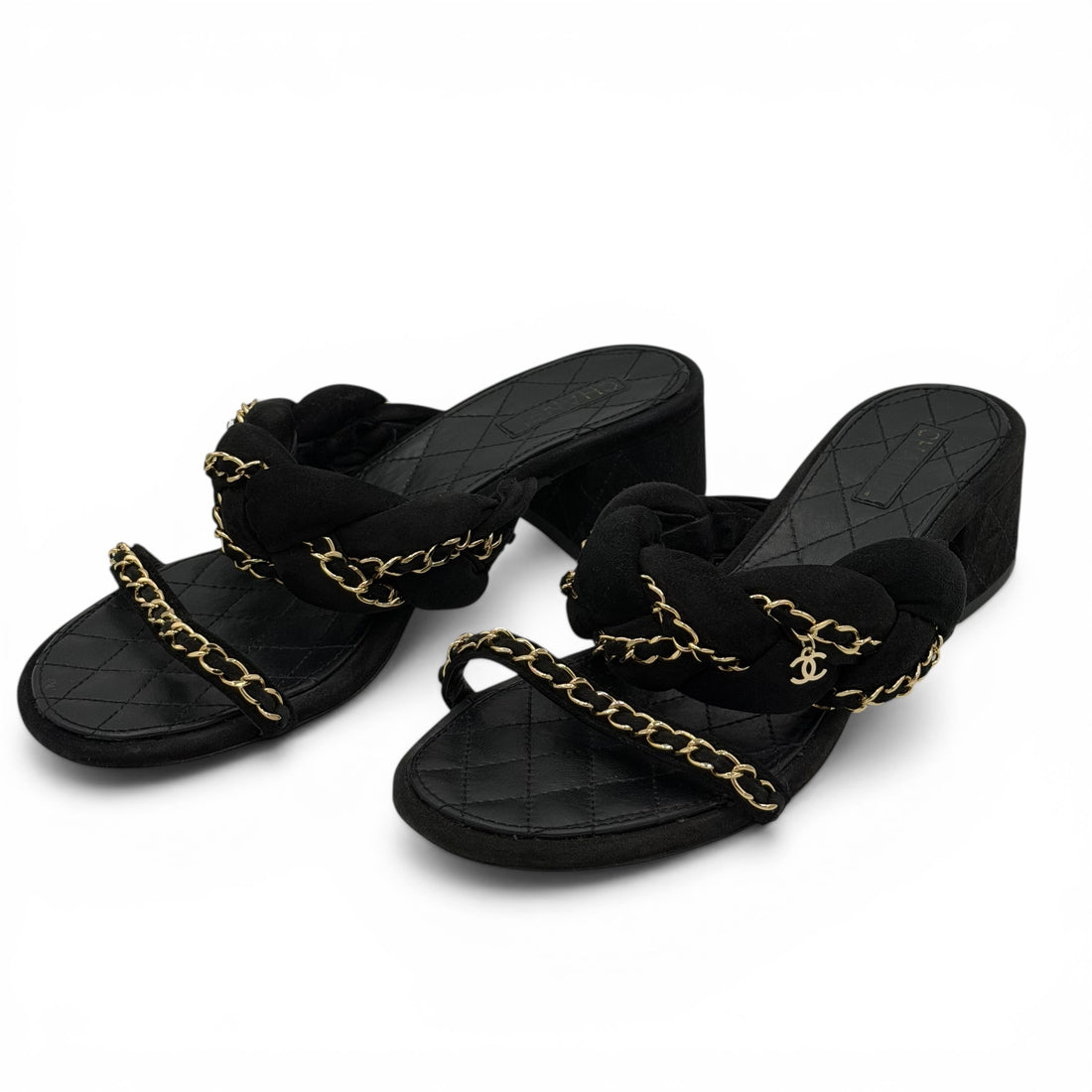 Chanel Mules Chaînes T.39 | Les Folies d’Eugénie