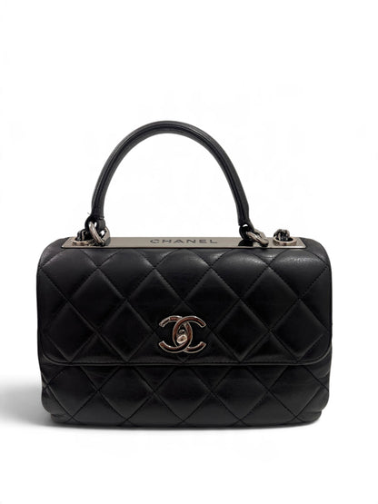 Chanel - Sac Trendy CC en cuir noir