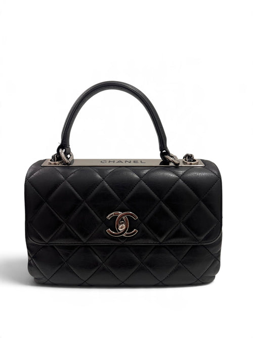 Chanel - Sac Trendy CC en cuir noir