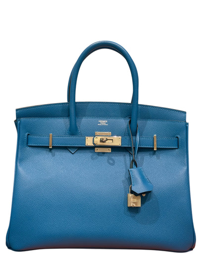 Hermès - Sac Birkin 30 Bleu Zanzibar (2017)