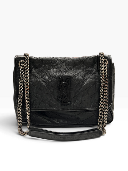 Saint Laurent - sac Nikki cuir noir all black