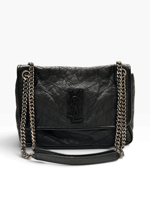 Saint Laurent - sac Nikki cuir noir all black