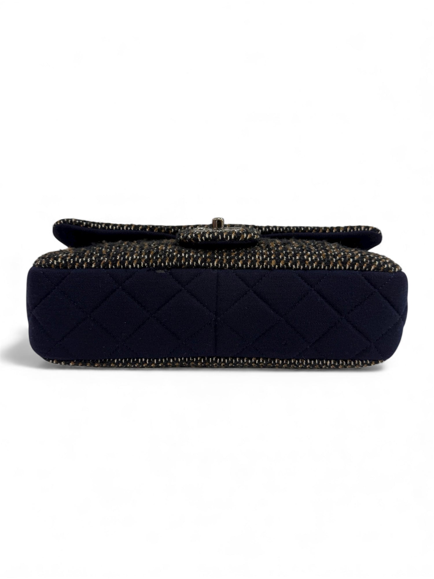 Chanel - Sac en jersey et tweed 25cm