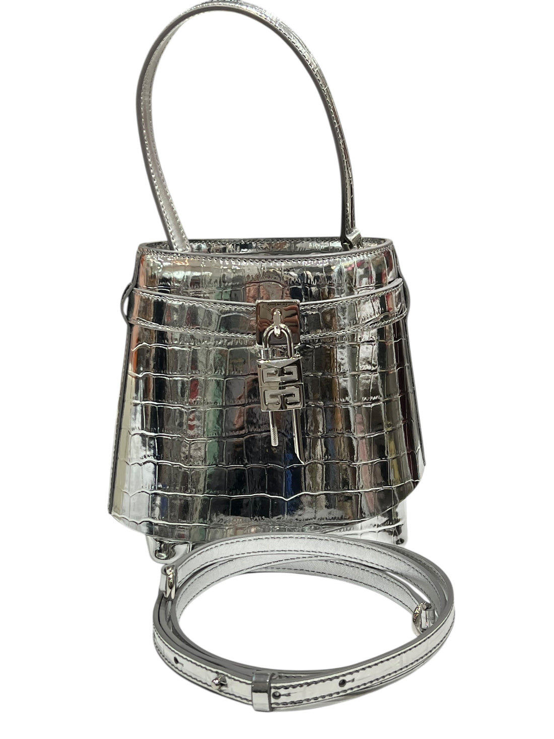 Givenchy Sac Shark Bucket Argenté | Les Folies d’Eugénie