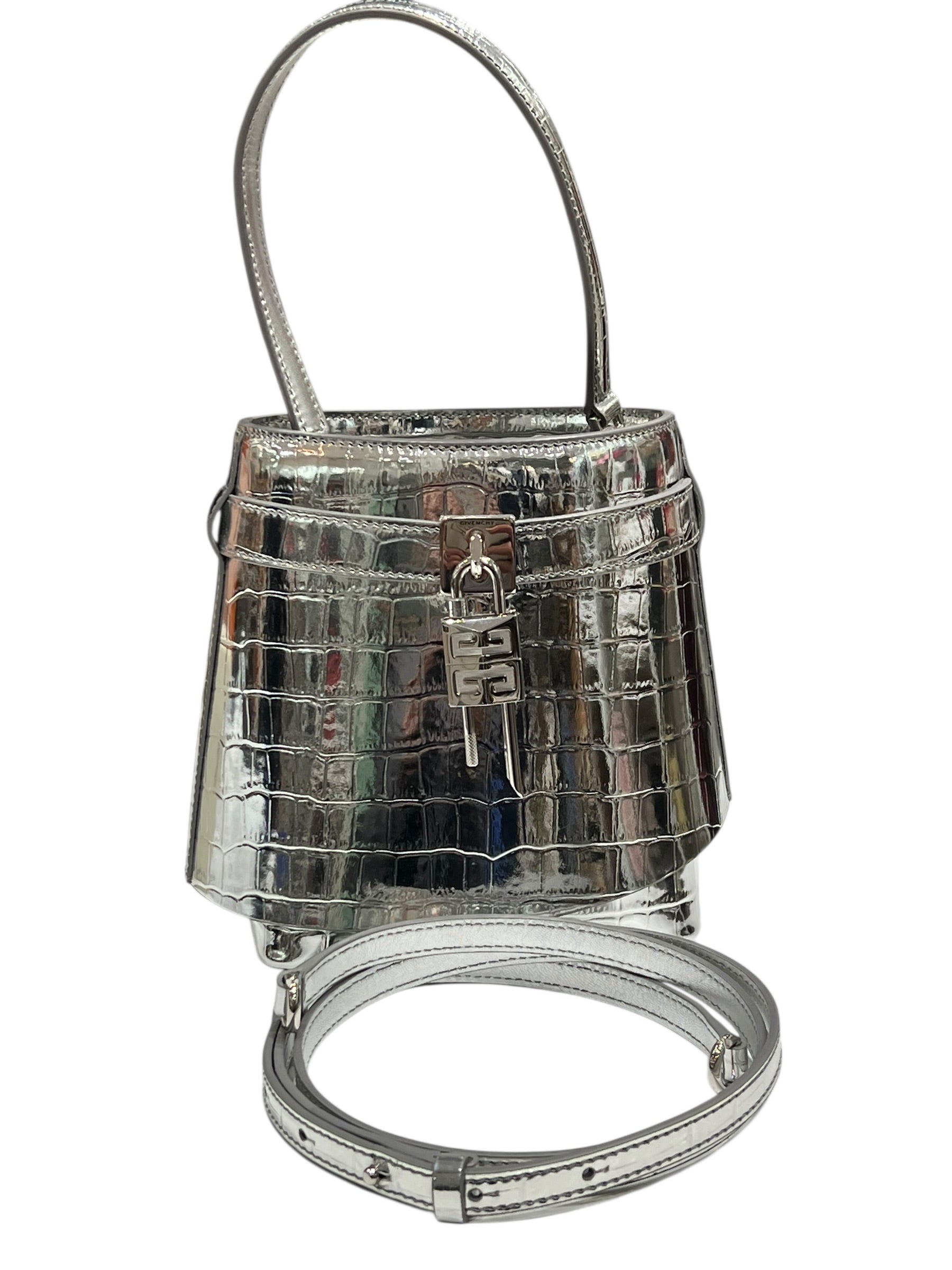 Givenchy Sac Shark Bucket Argenté | Les Folies d’Eugénie