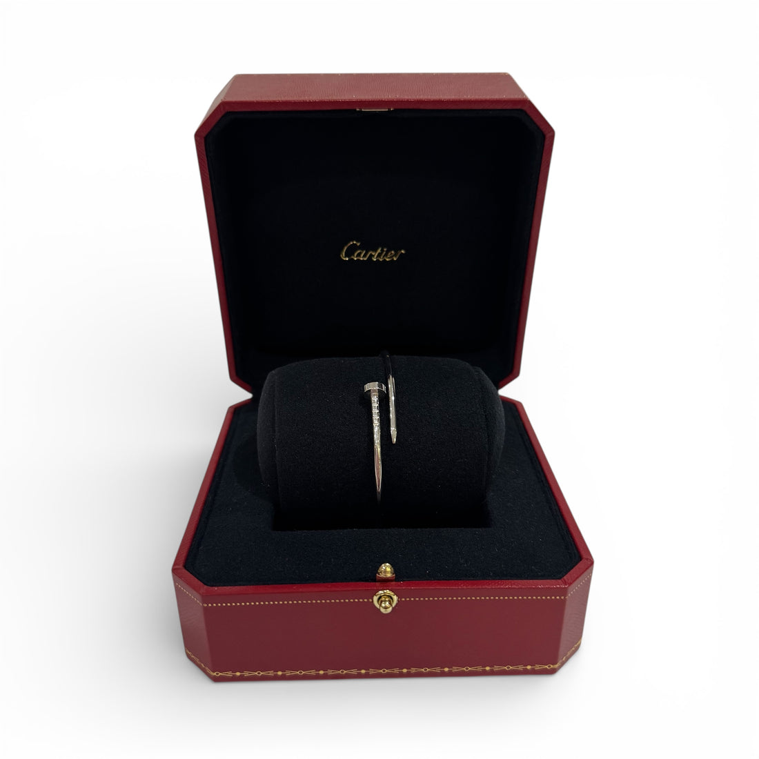 Cartier - Bracelet Clou Or gris T.18