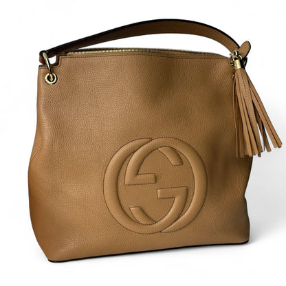 Gucci - Sac à main beige