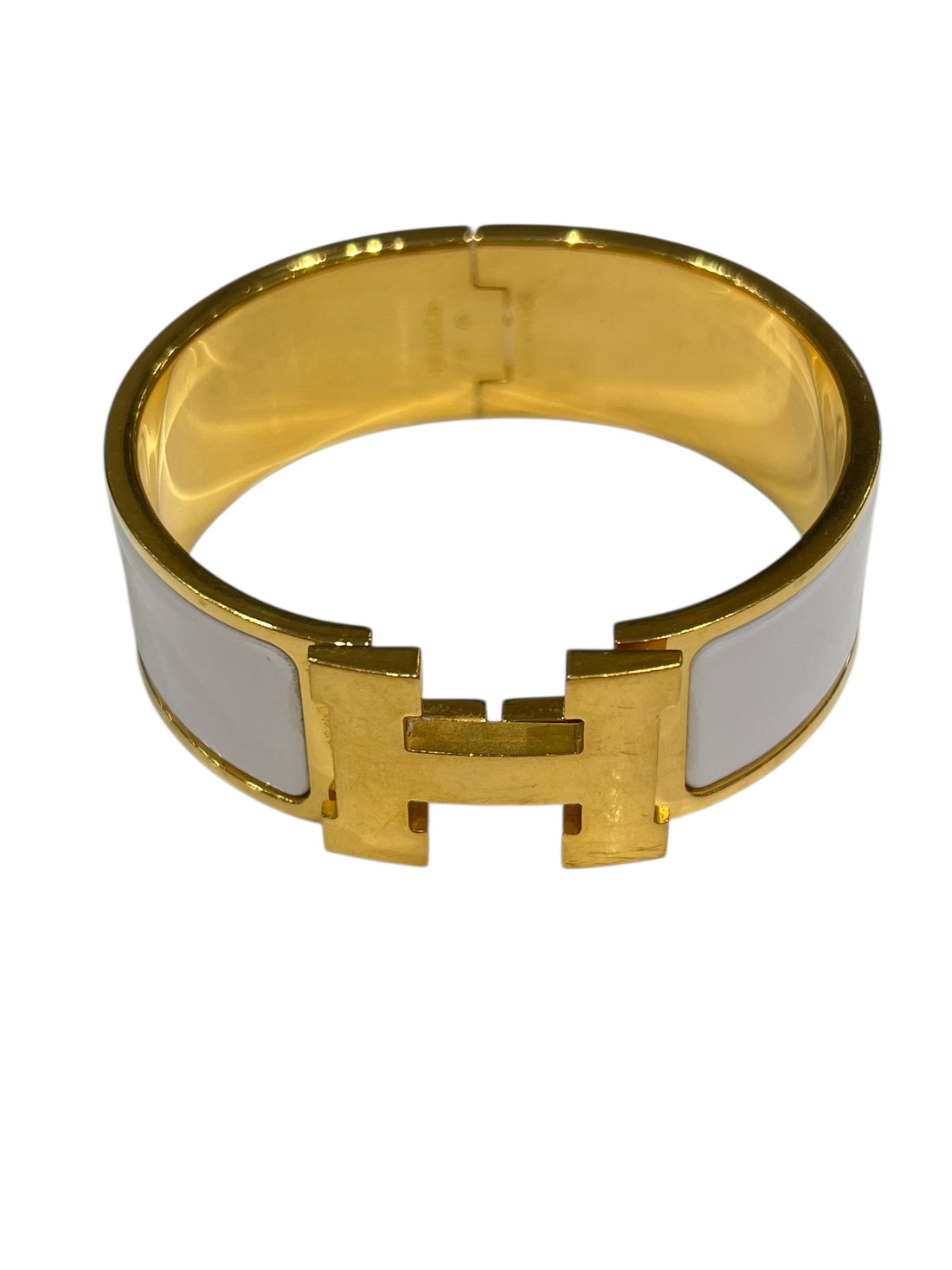 Hermès - clic clac blanc