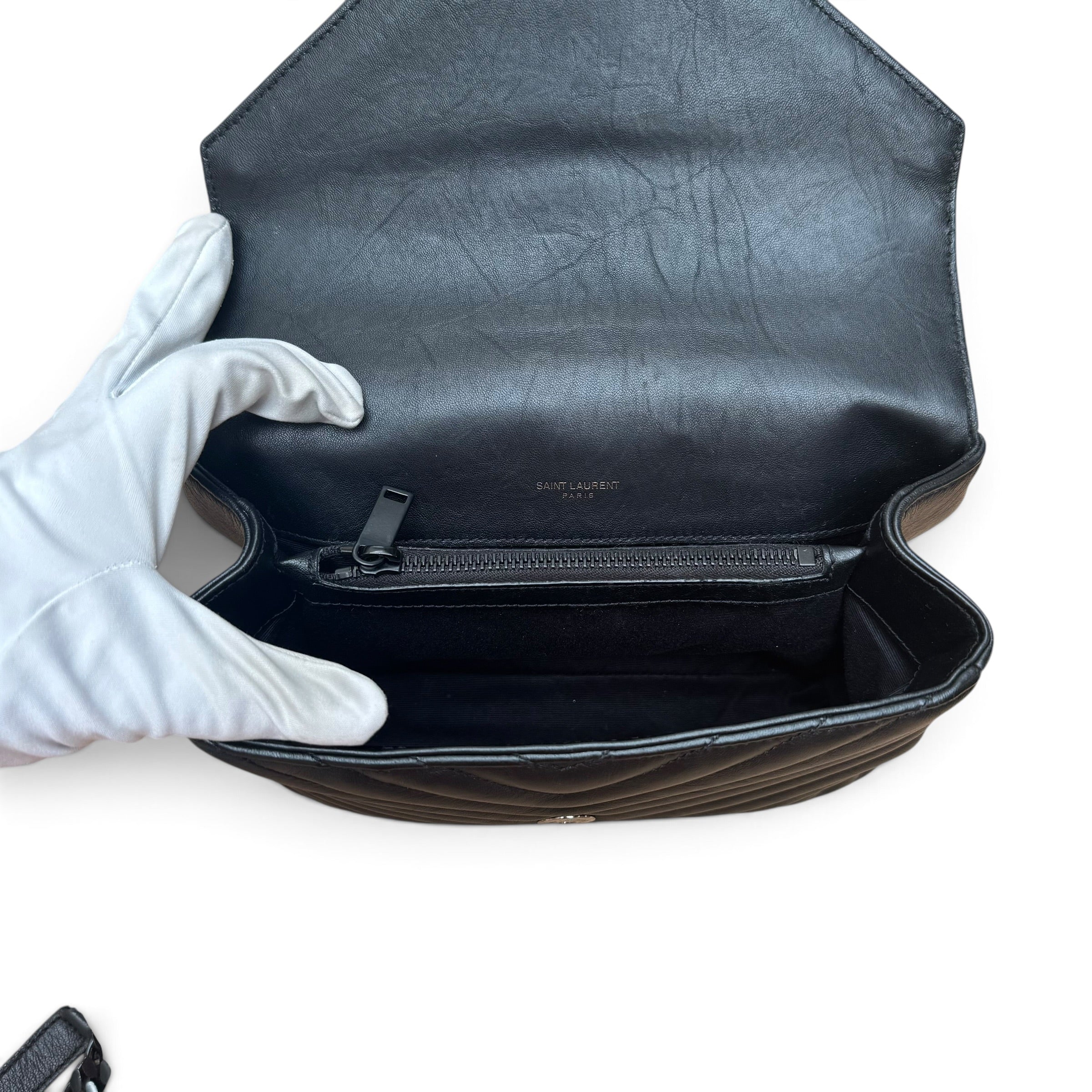 Yves Saint Laurent - Sac College PM Full Black