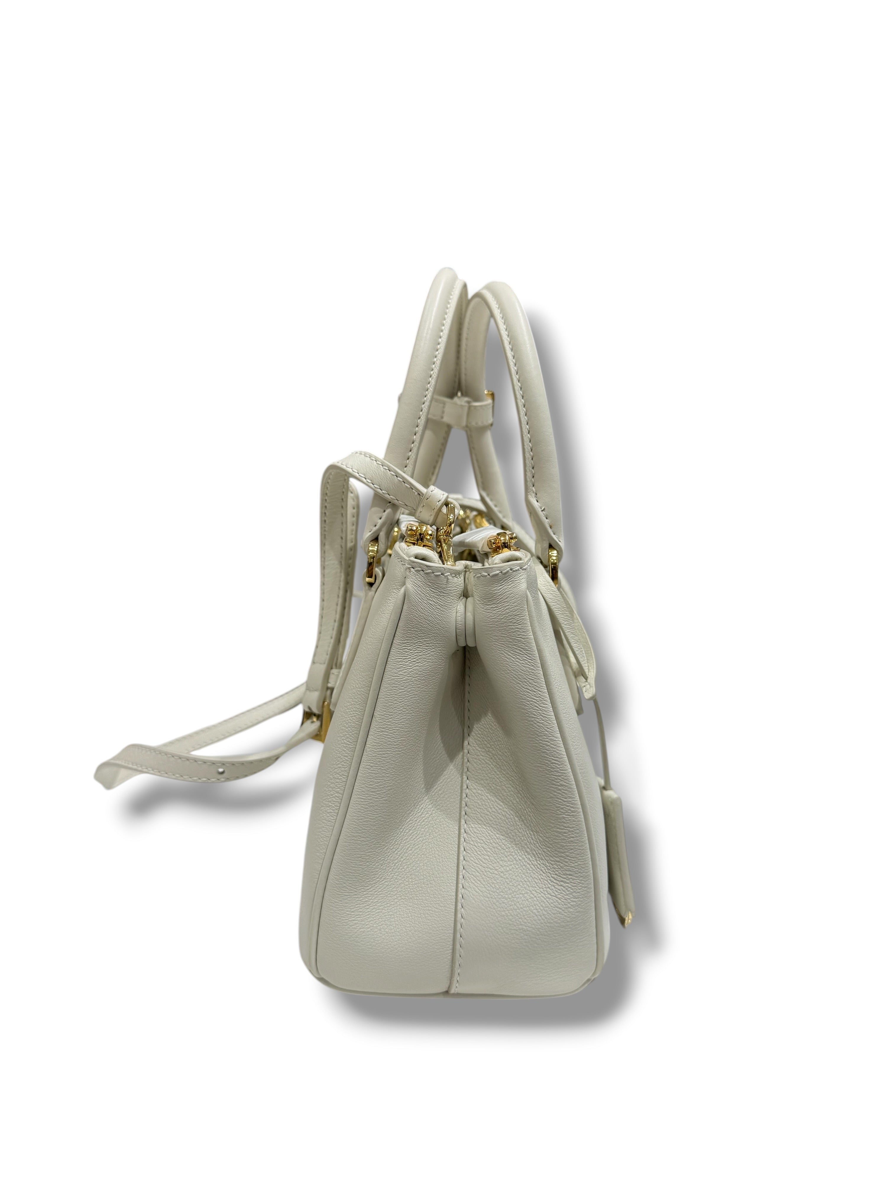 Prada - Sac Galleria Small Blanc