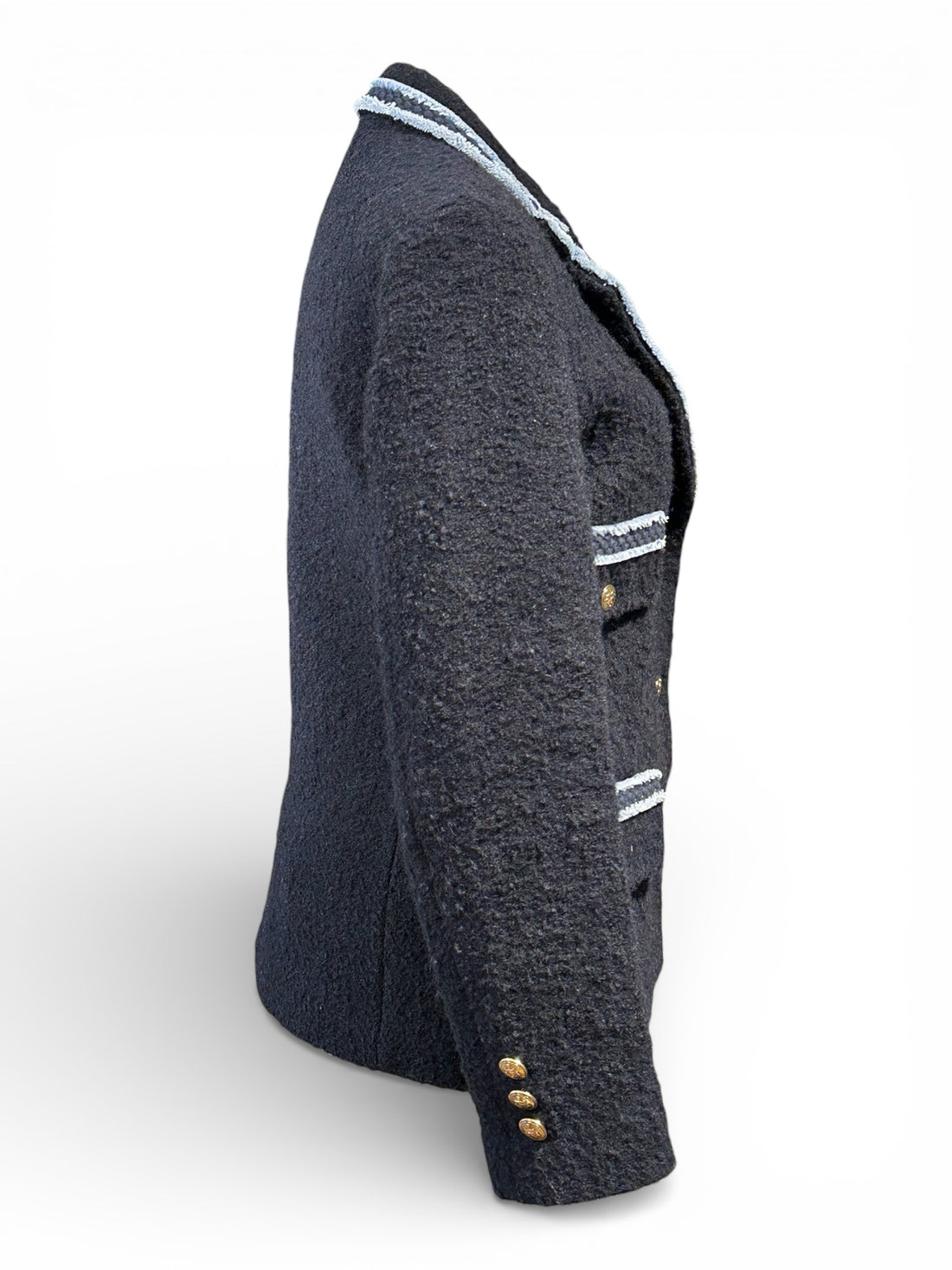 Sandro - Blazer en Laine Bleu T34 | Les Folies d’Eugénie