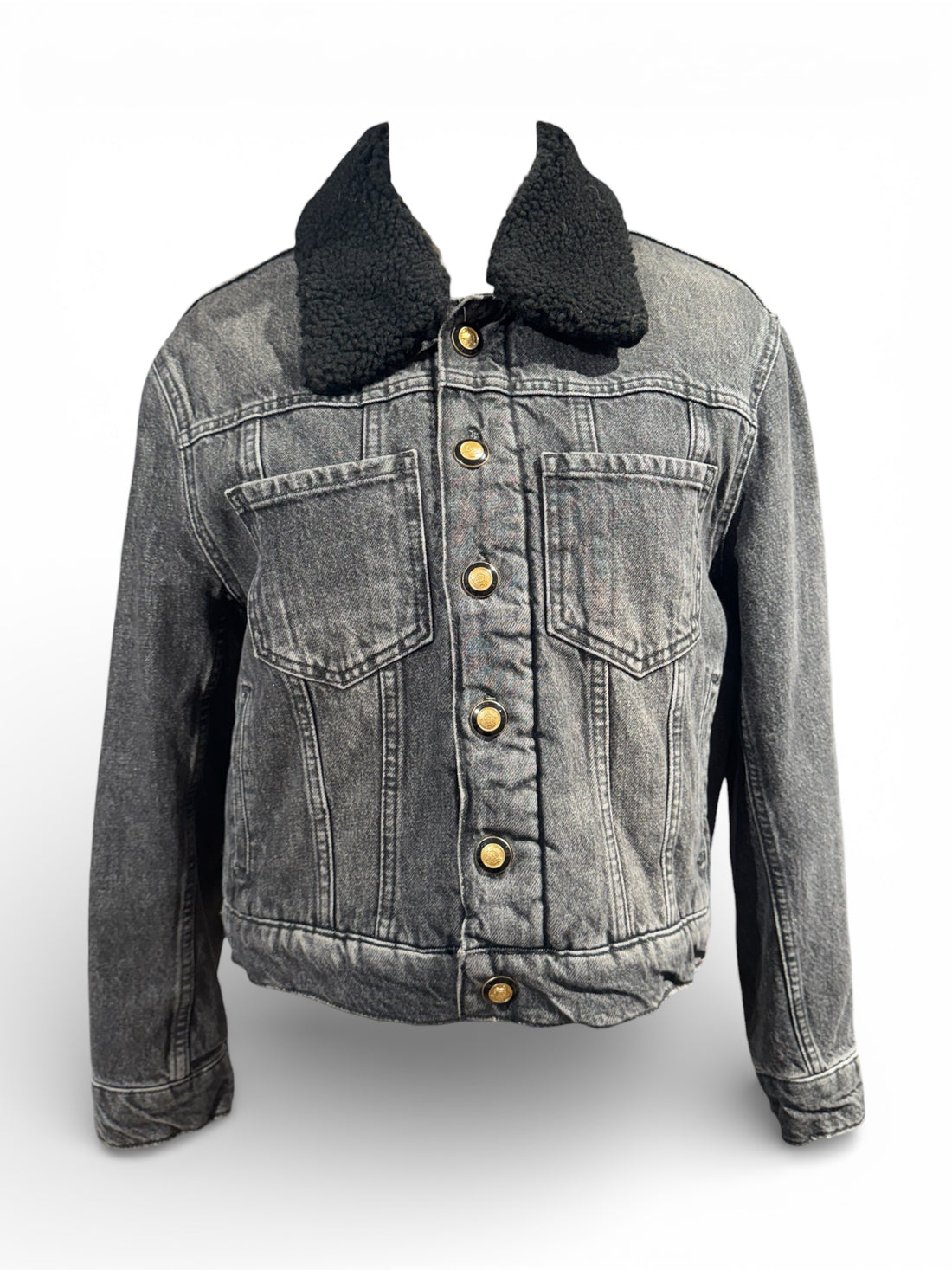 Maje - Veste en jean doublée T36