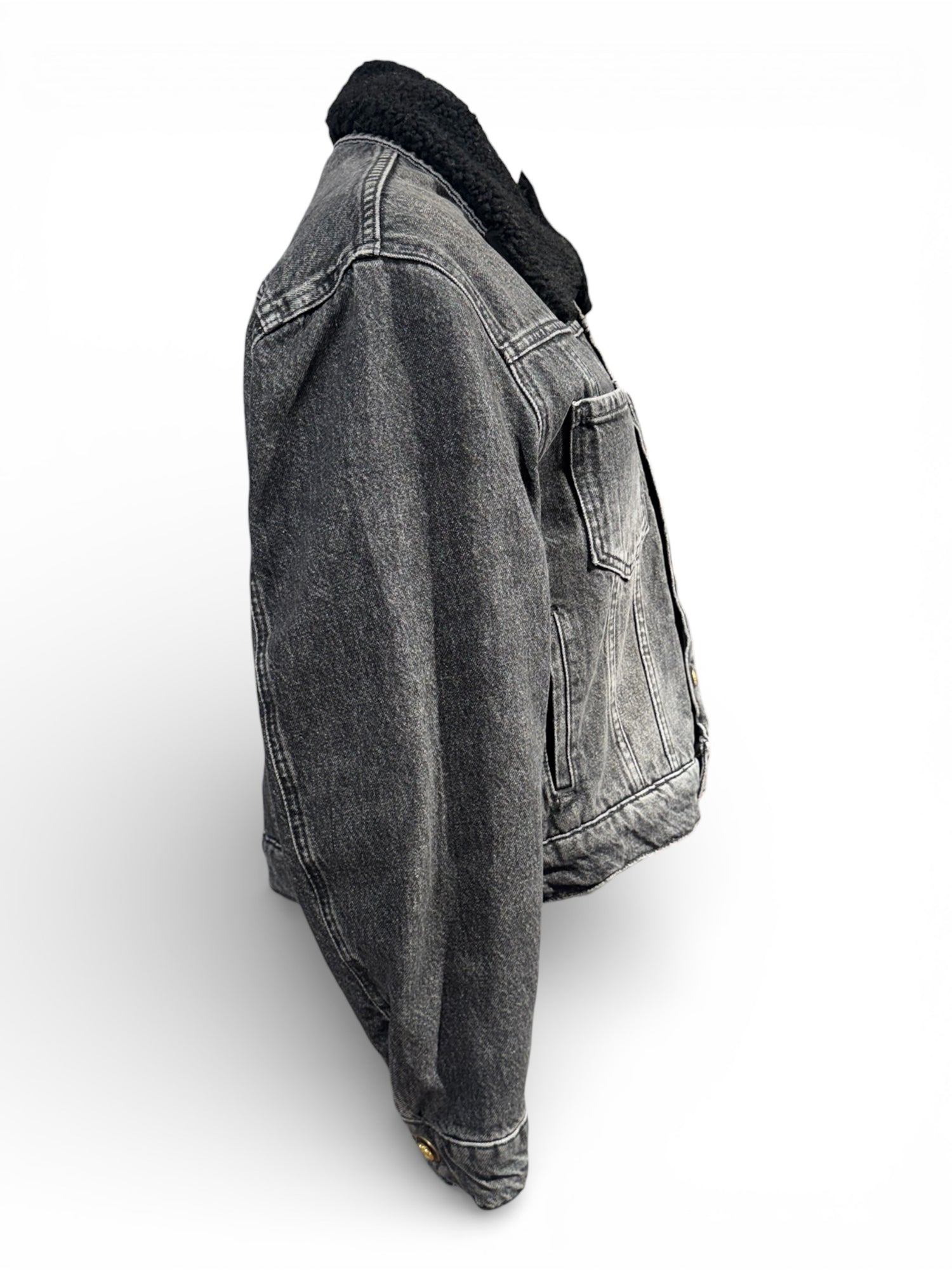 Maje - Veste en Jean Doublée T36 | Les Folies d’Eugénie