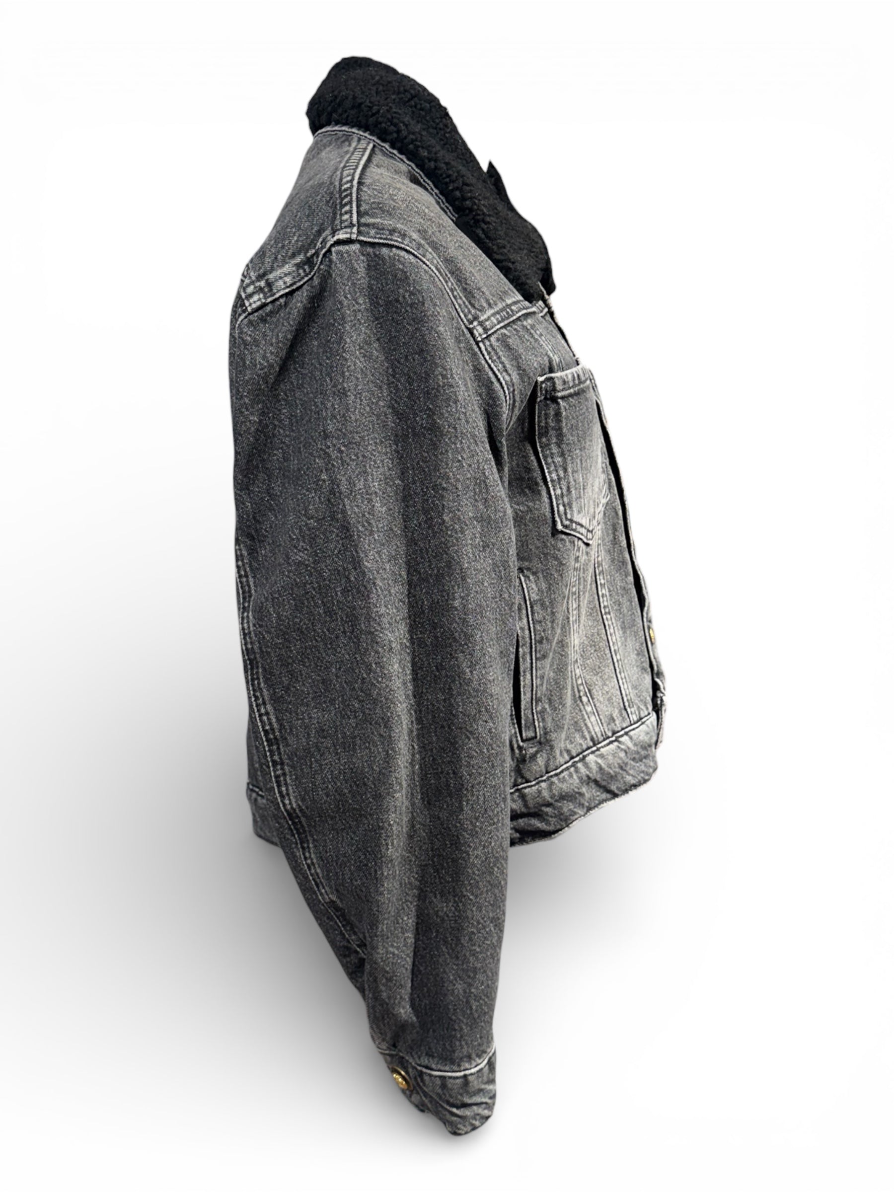 Maje - Veste en Jean Doublée T36 | Les Folies d’Eugénie