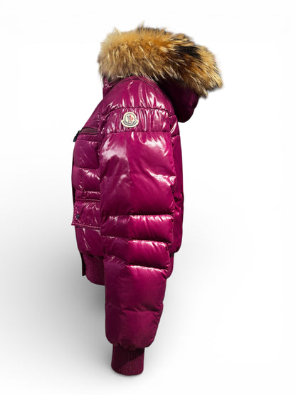 Moncler - Doudoune violette T36 | Les Folies d’Eugénie