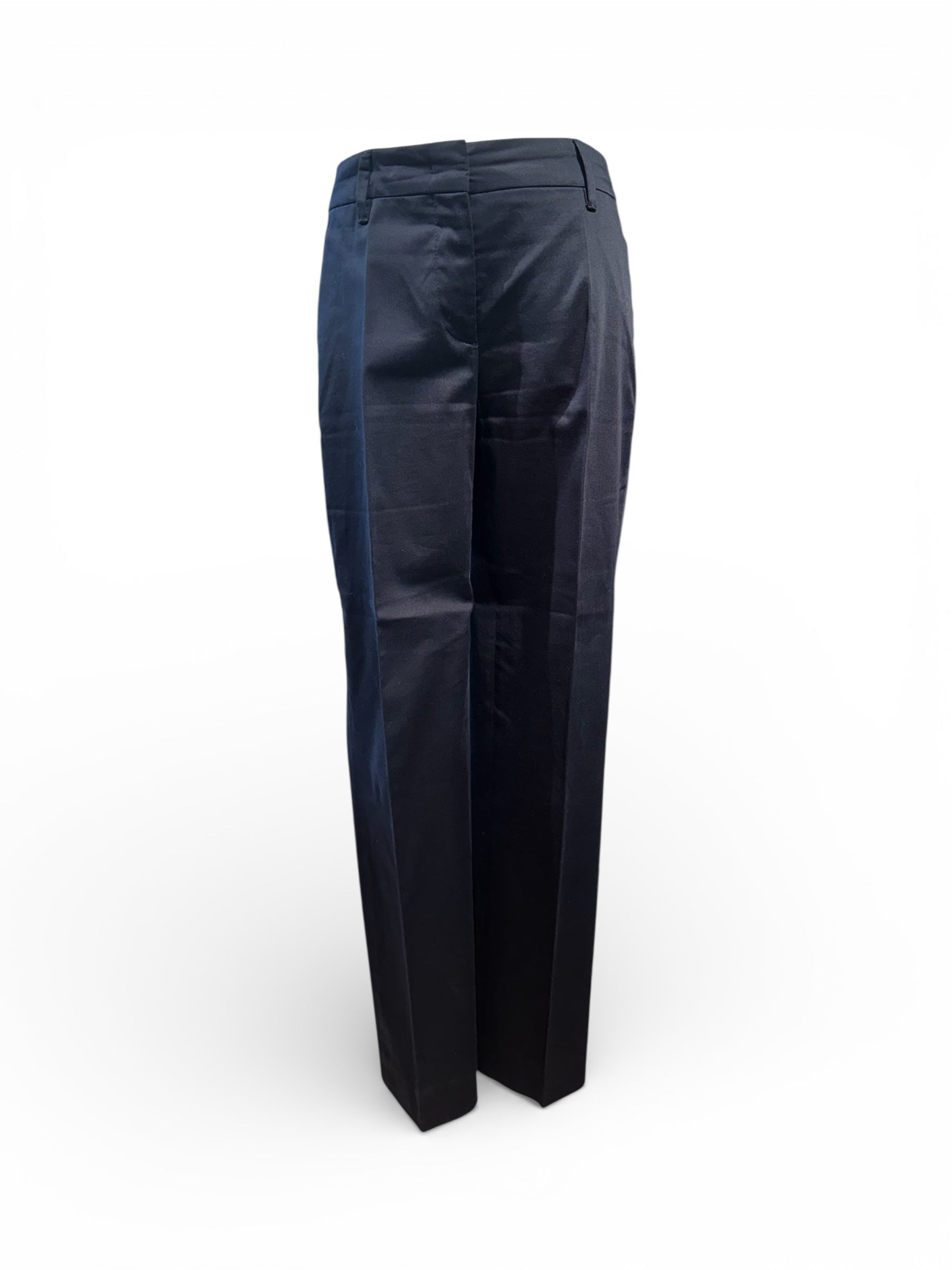 Prada Pantalon Droit Bleu Marine T38 IT | Les Folies d’Eugénie