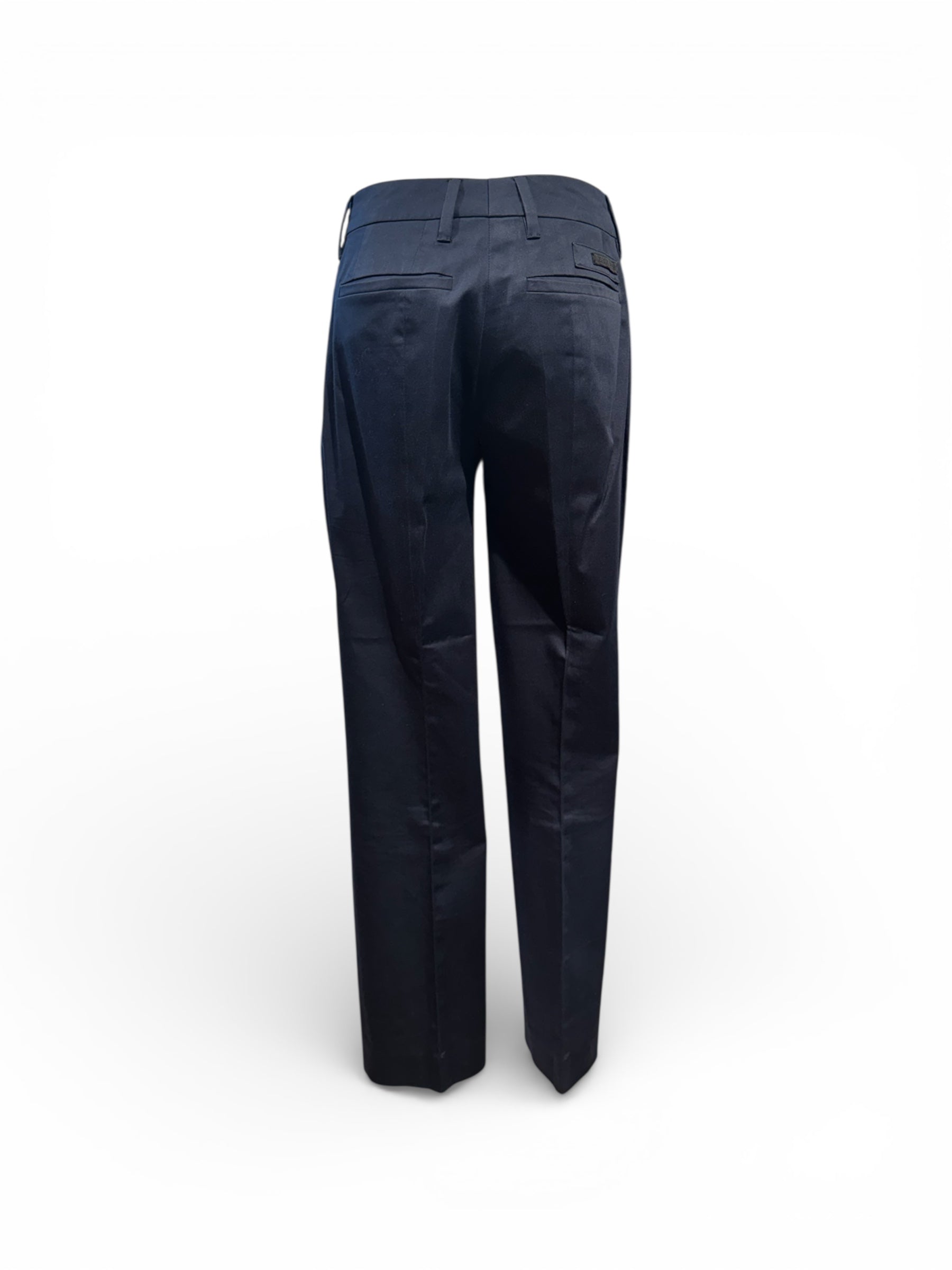 Prada Pantalon Droit Bleu Marine T38 IT | Les Folies d’Eugénie