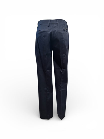 Prada Pantalon Droit Bleu Marine T38 IT | Les Folies d’Eugénie