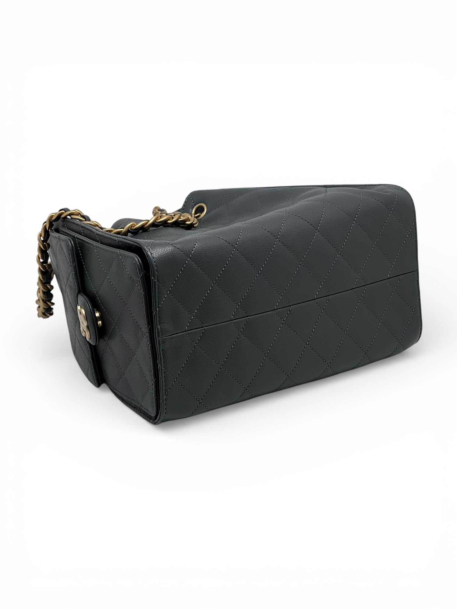 Chanel - Petit sac Chanel 25 gris