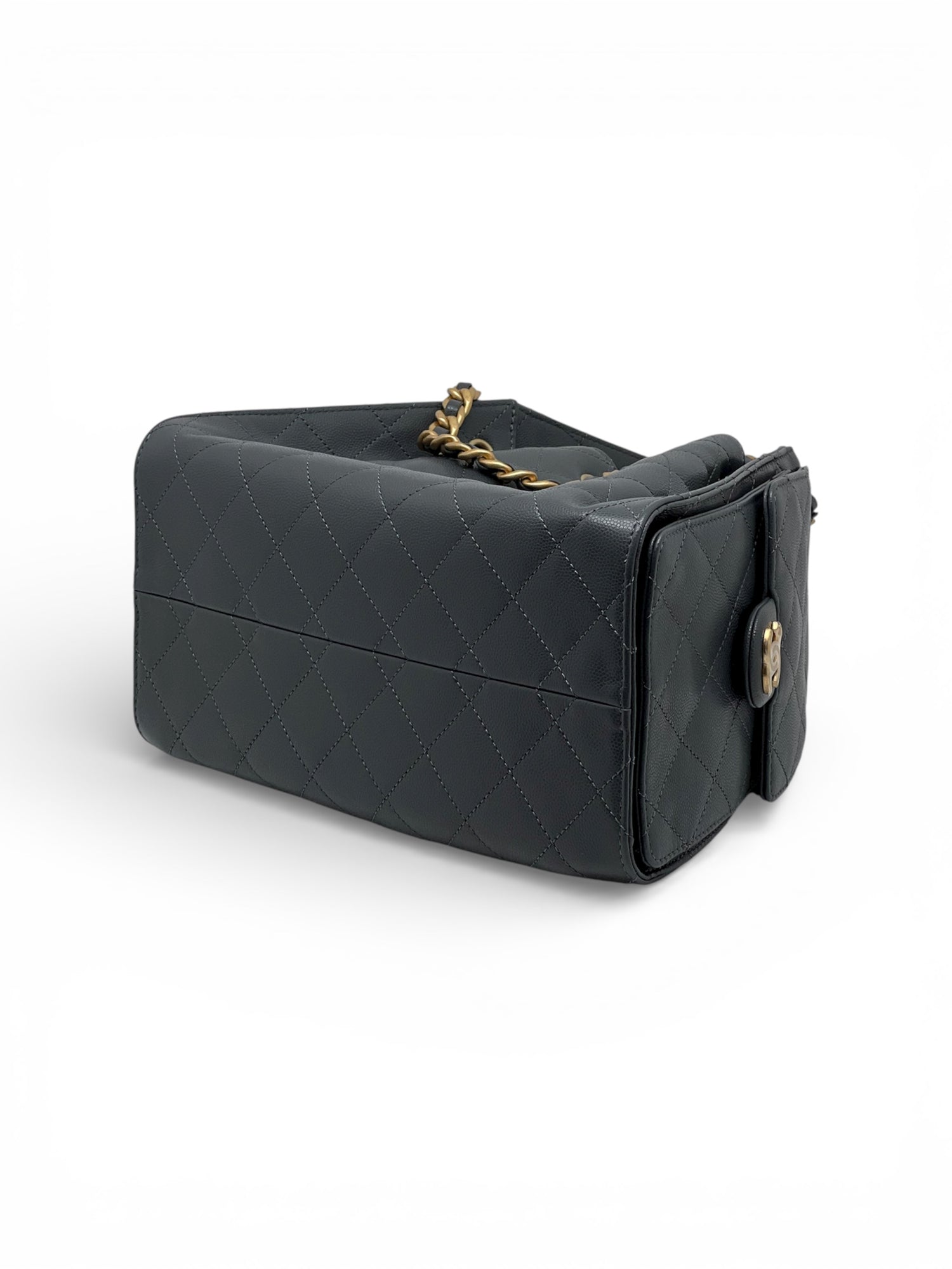 Chanel - Petit sac Chanel 25 gris