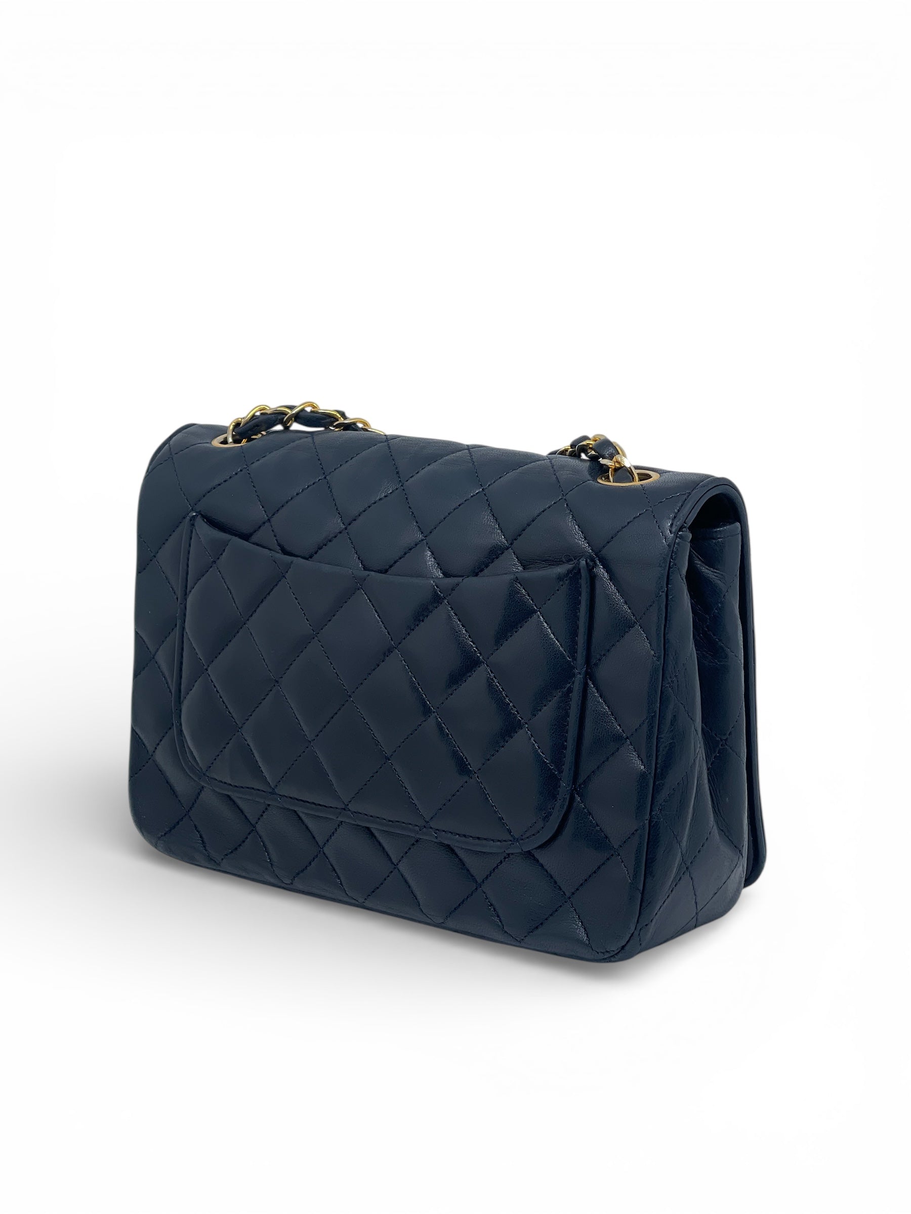 Sac Chanel Bandoulière Mademoiselle Bleu Marine | Les Folies d’Eugénie