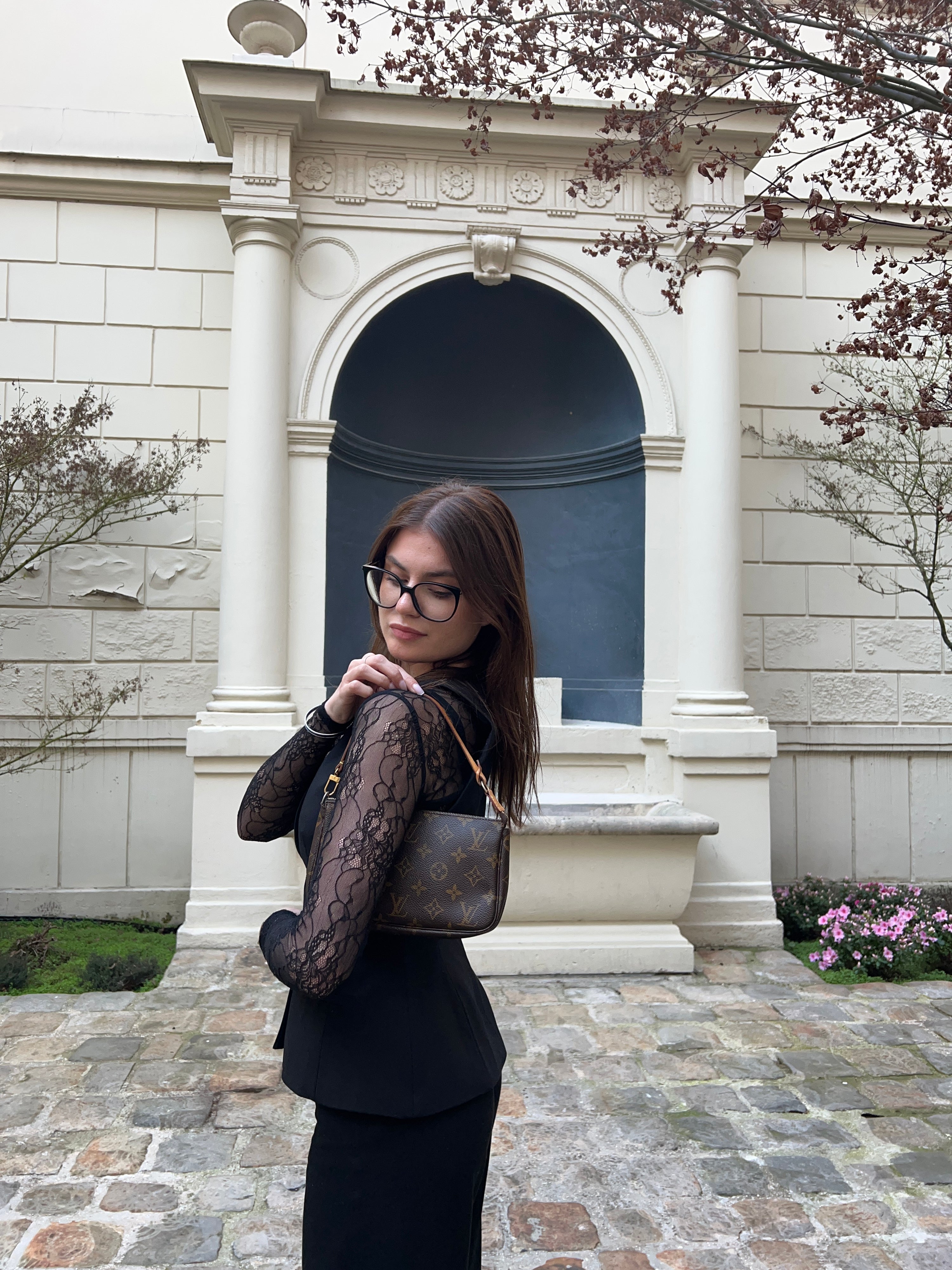 Louis Vuitton - Borsa Pochette Accessoires in tela con monogramma