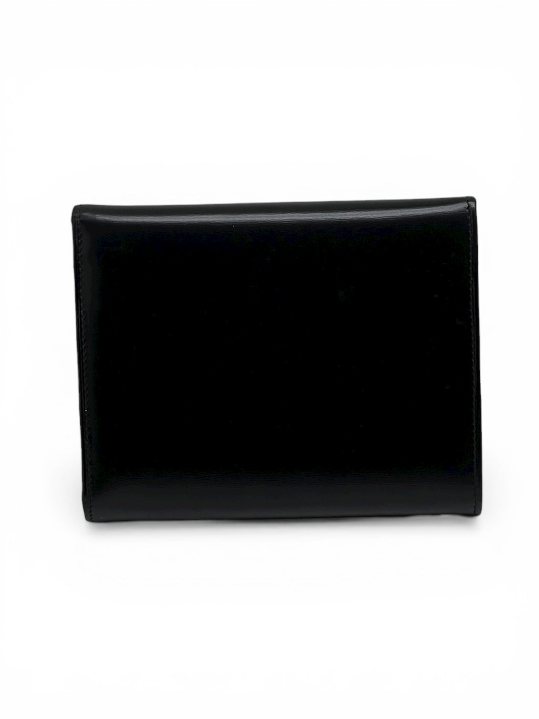 Cartier - Portefeuille en cuir noir vintage