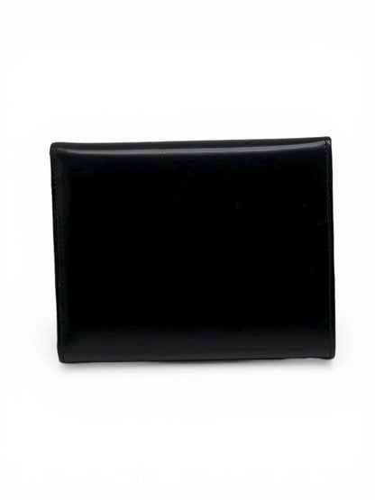 Cartier - Portefeuille en cuir noir vintage