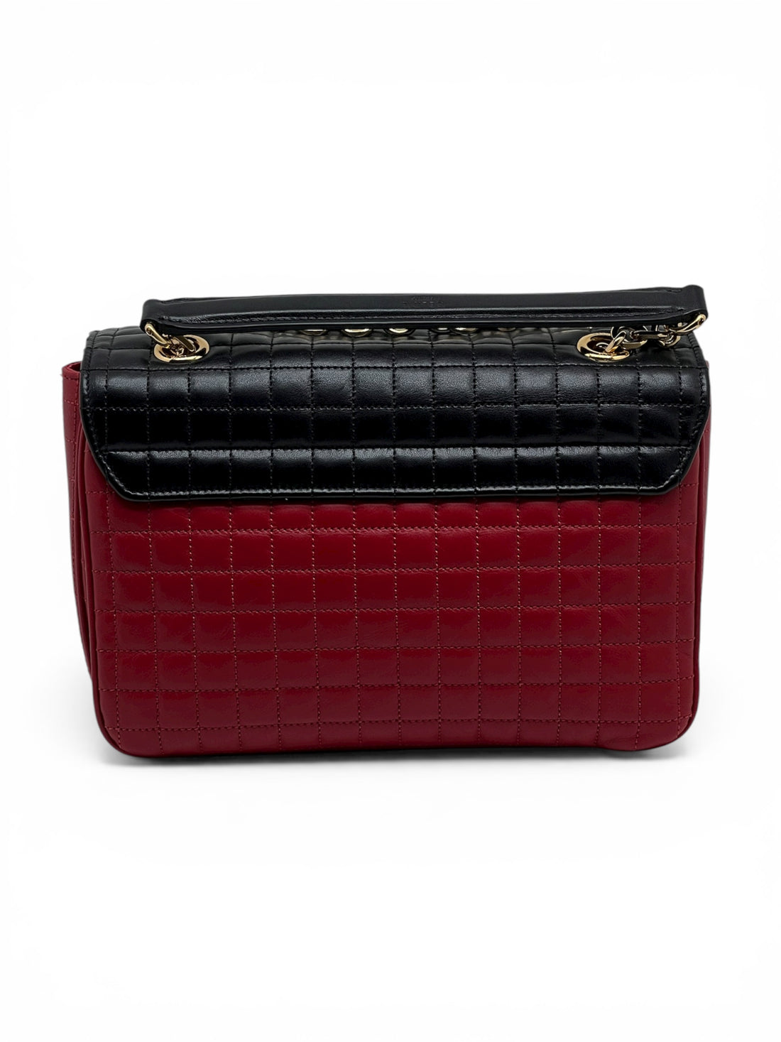 Céline - Sac C bicolore rouge et noir