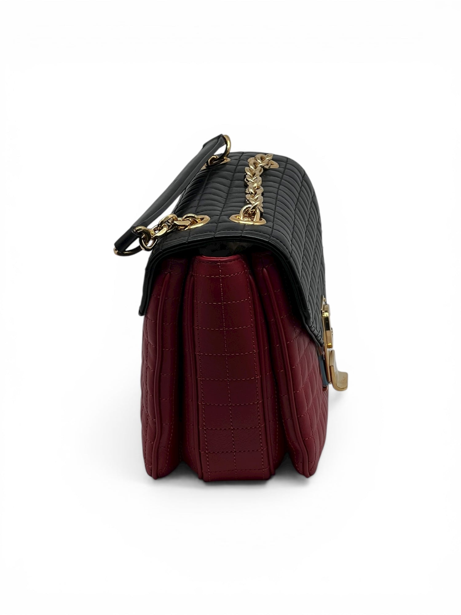 Céline - Sac C bicolore rouge et noir