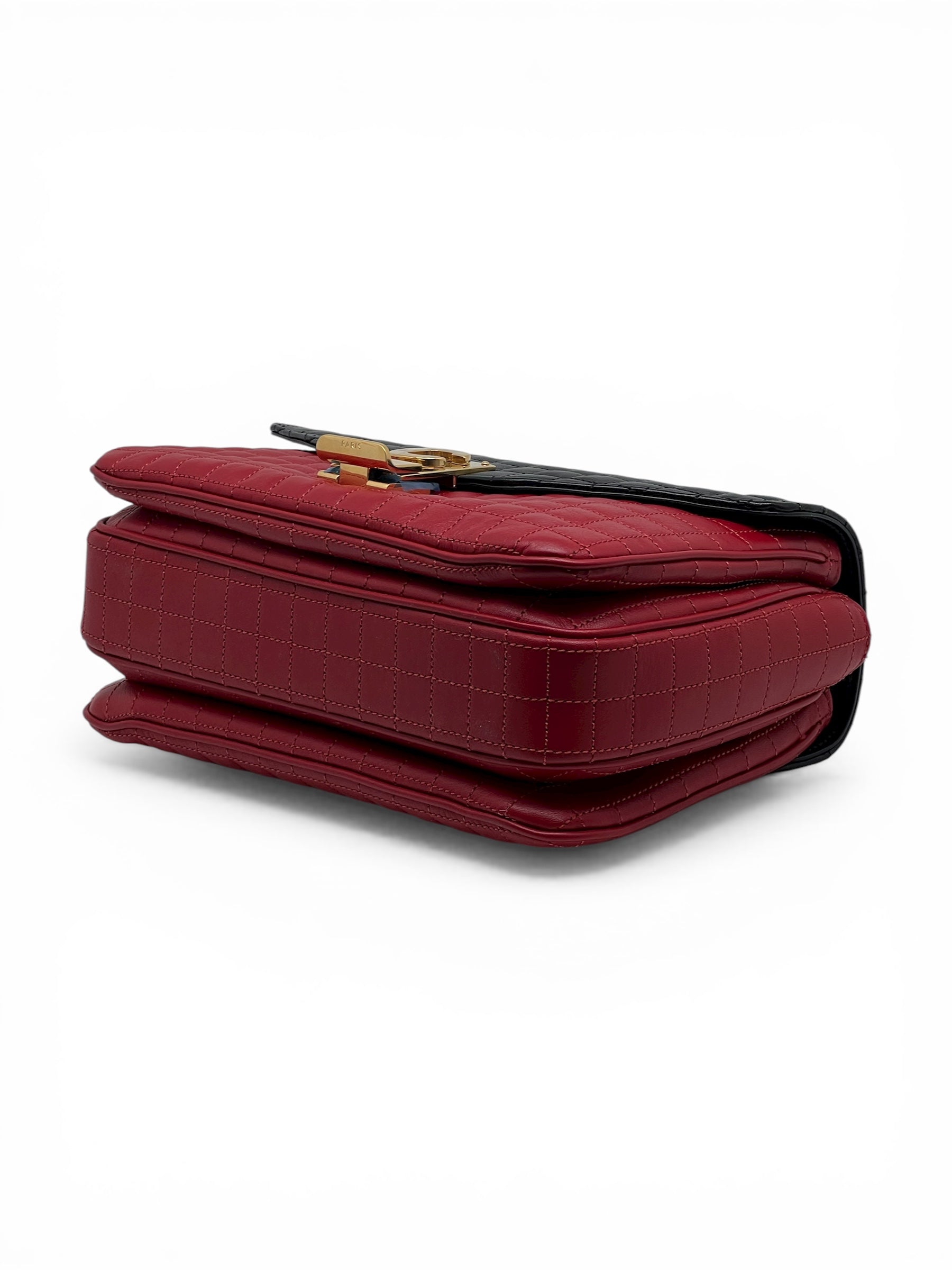 Céline - Sac C bicolore rouge et noir